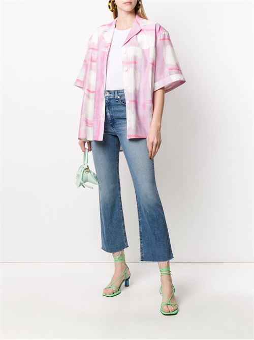 T shirt donna in lino MAJESTIC FILATURES | M011FTS162001